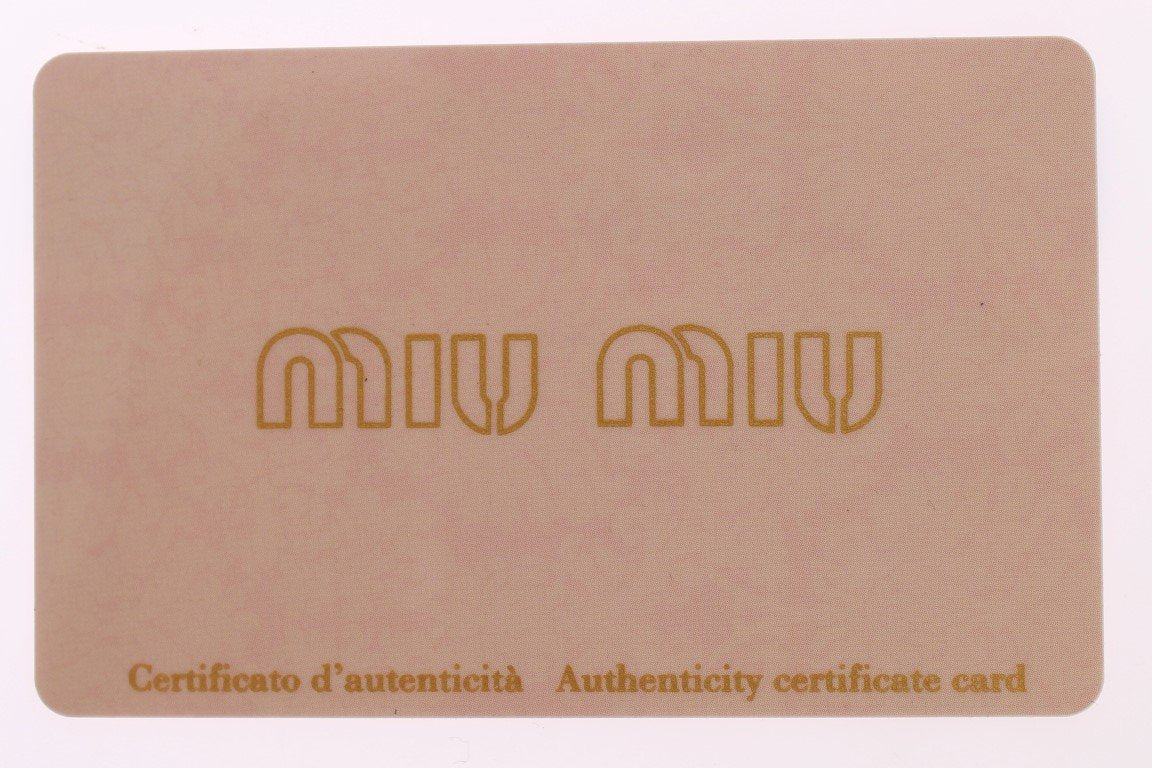 Miu Miu Vitello Diano RR1901 2E67 F0038