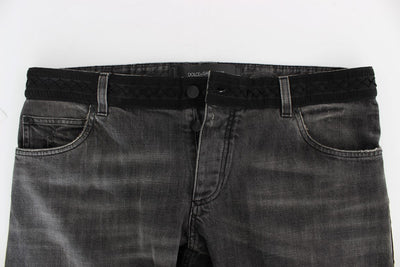 Gray Black Wash 14 GOLD Slim Fit Pants Jeans