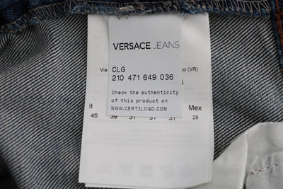 Blue Wash Slim Fit Denim Cotton Jeans