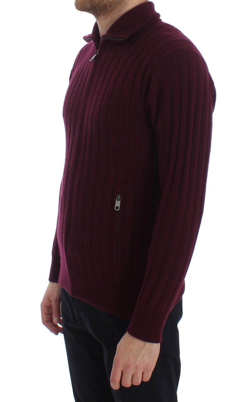 Bordeaux Knitted Cashmere Sweater