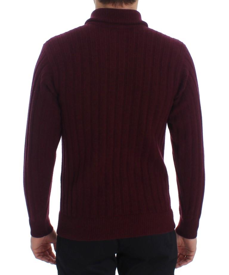 Bordeaux Knitted Cashmere Sweater