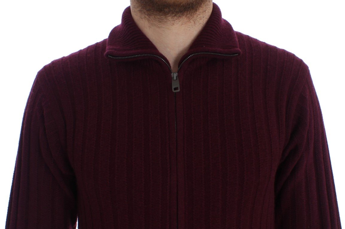 Bordeaux Knitted Cashmere Sweater