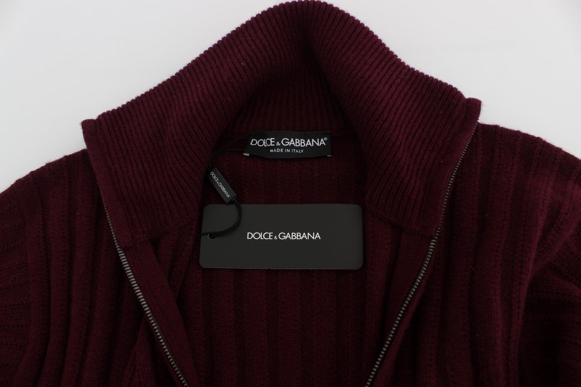 Bordeaux Knitted Cashmere Sweater