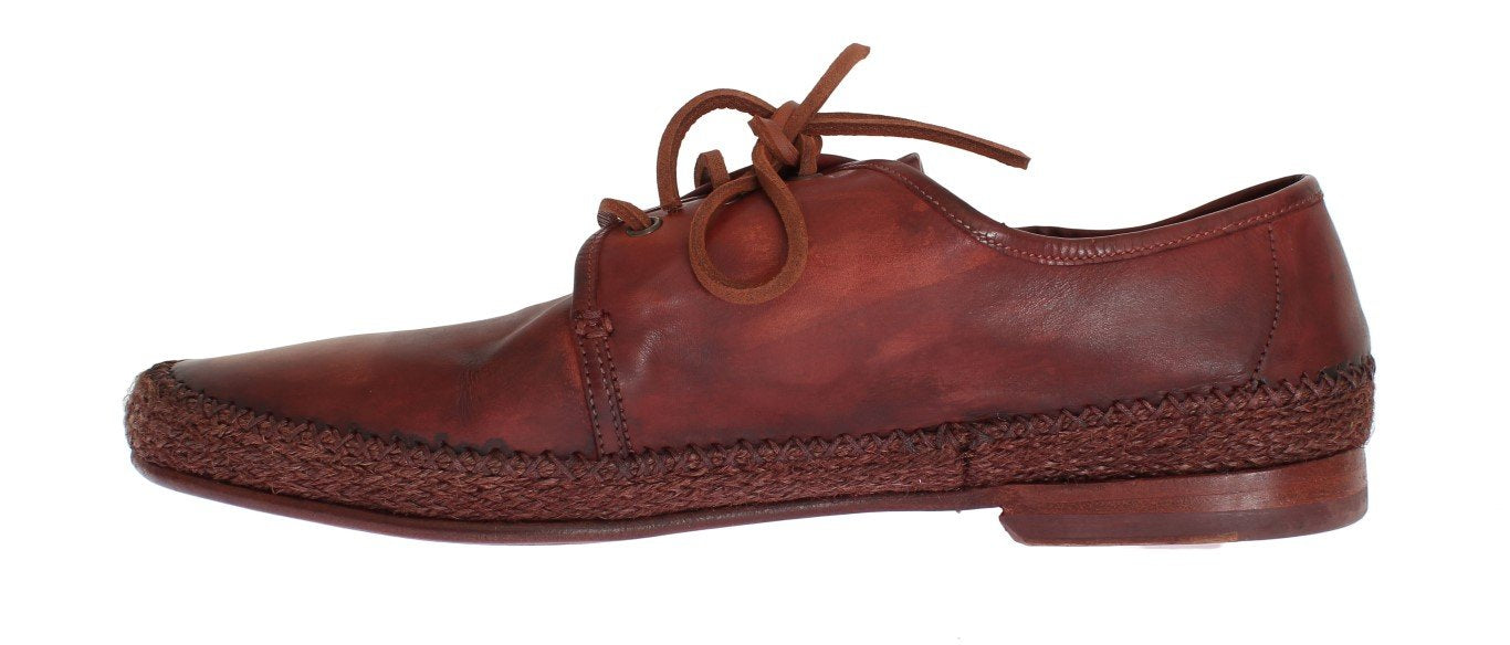 Bordeaux Leather Casual Shoes