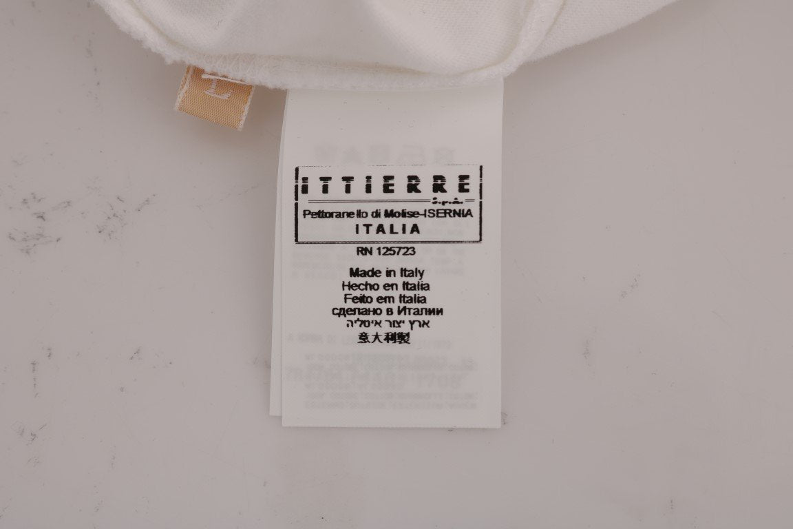 White Motive Flag Long Sleeve T-Shirt