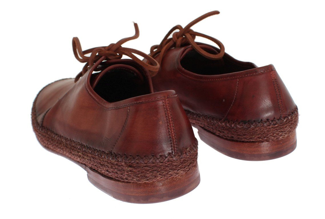 Bordeaux Leather Casual Shoes