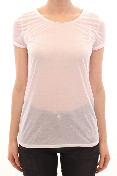 White shortsleeve crewneck t-shirt