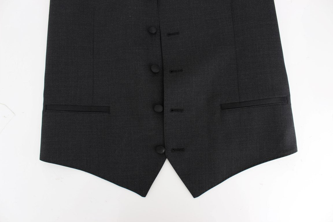 Blue Velvet Gray 3 Piece Slim Fit Suit