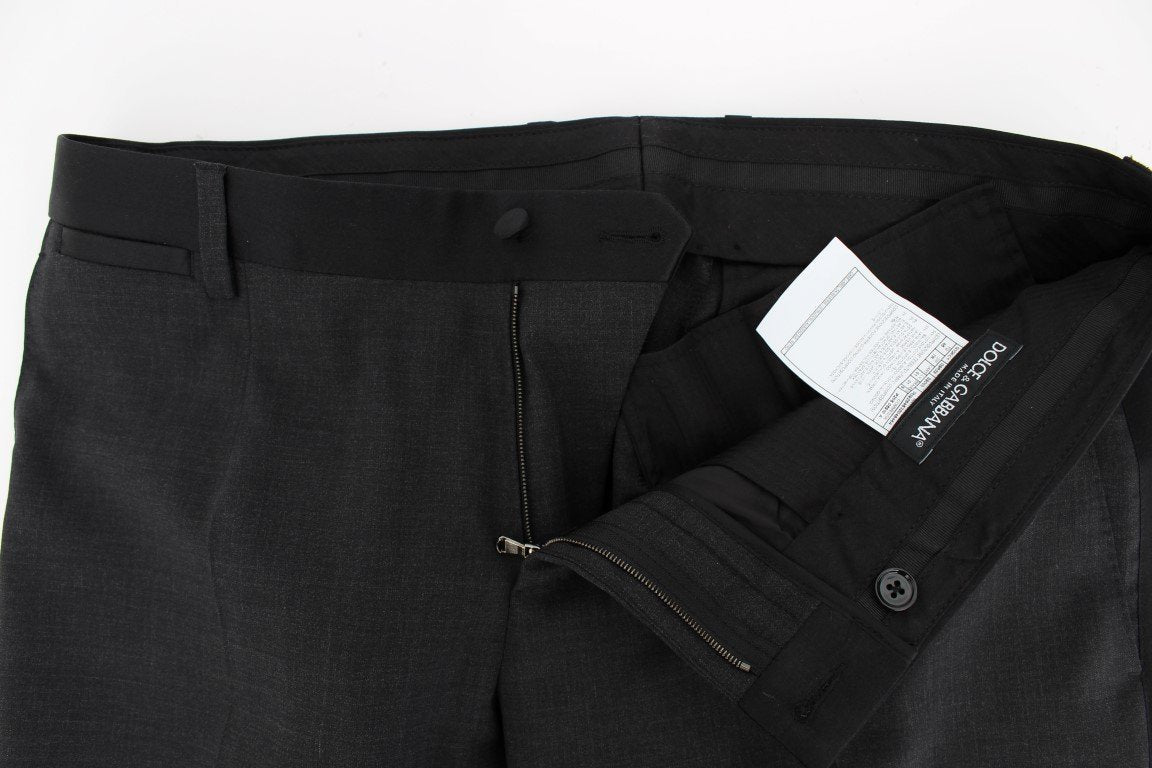 Blue Velvet Gray 3 Piece Slim Fit Suit