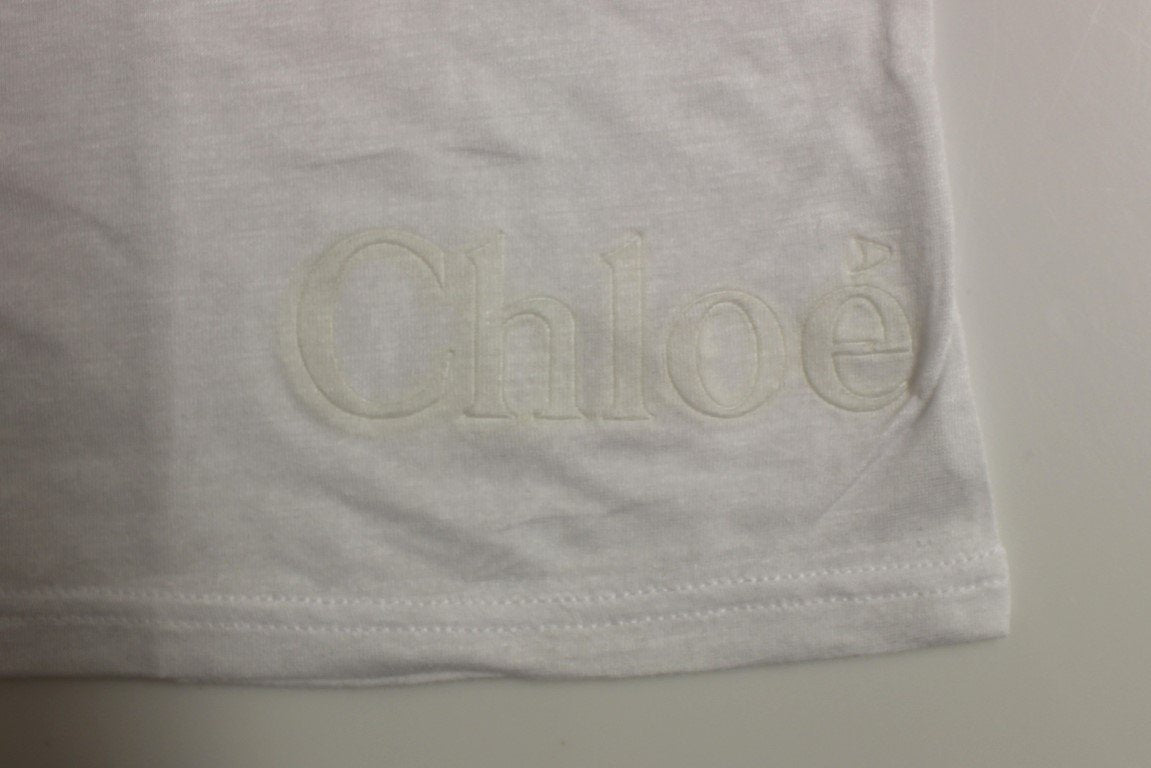 White shortsleeve crewneck t-shirt