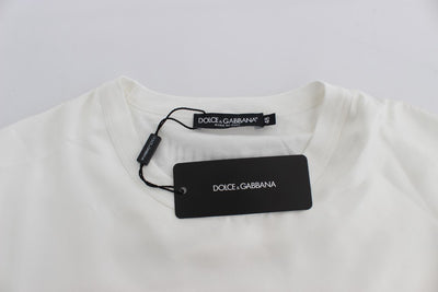 DG FAMILY Print Crewneck Silk Sweater