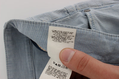 Blue Denim Cotton Stretch Slim Fit Jeans
