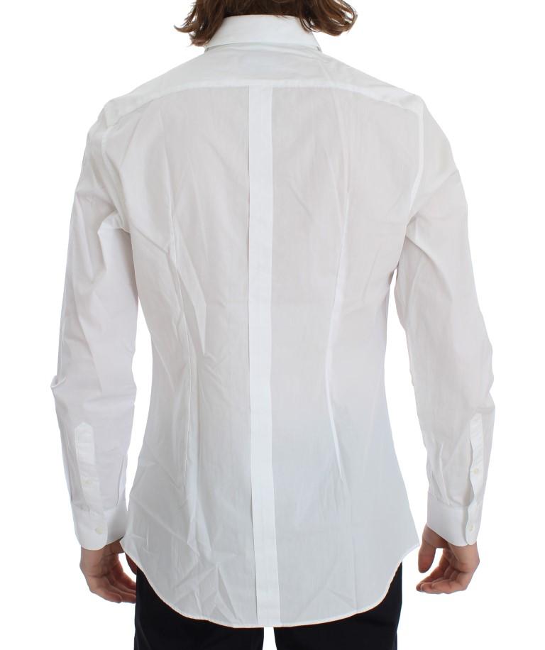White Cotton Slim Fit GOLD Shirt