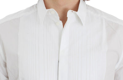 White Cotton Slim Fit GOLD Shirt