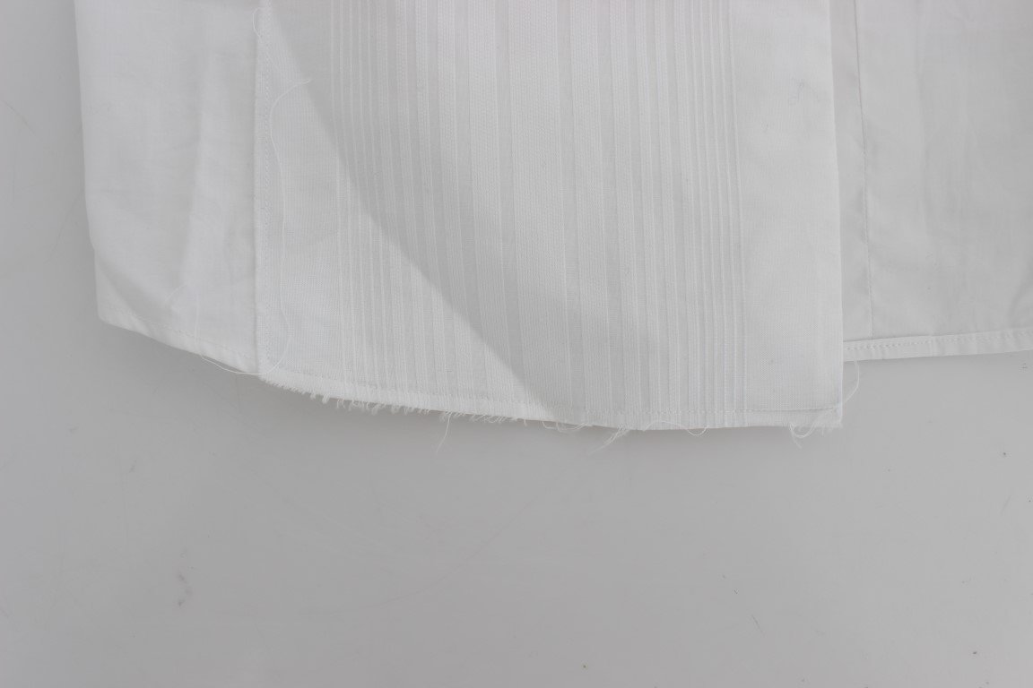 White Cotton Slim Fit GOLD Shirt