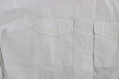 White Cotton SICILIA Casual Slim Fit Shirt
