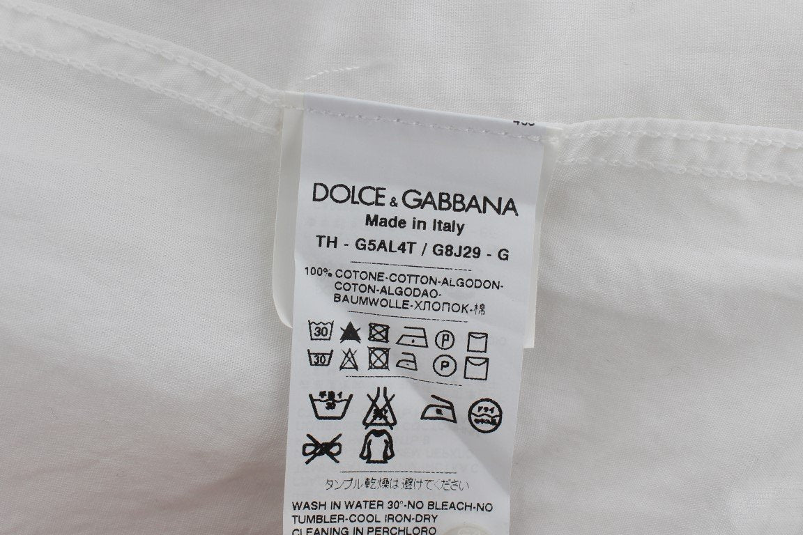 White Cotton SICILIA Casual Slim Fit Shirt