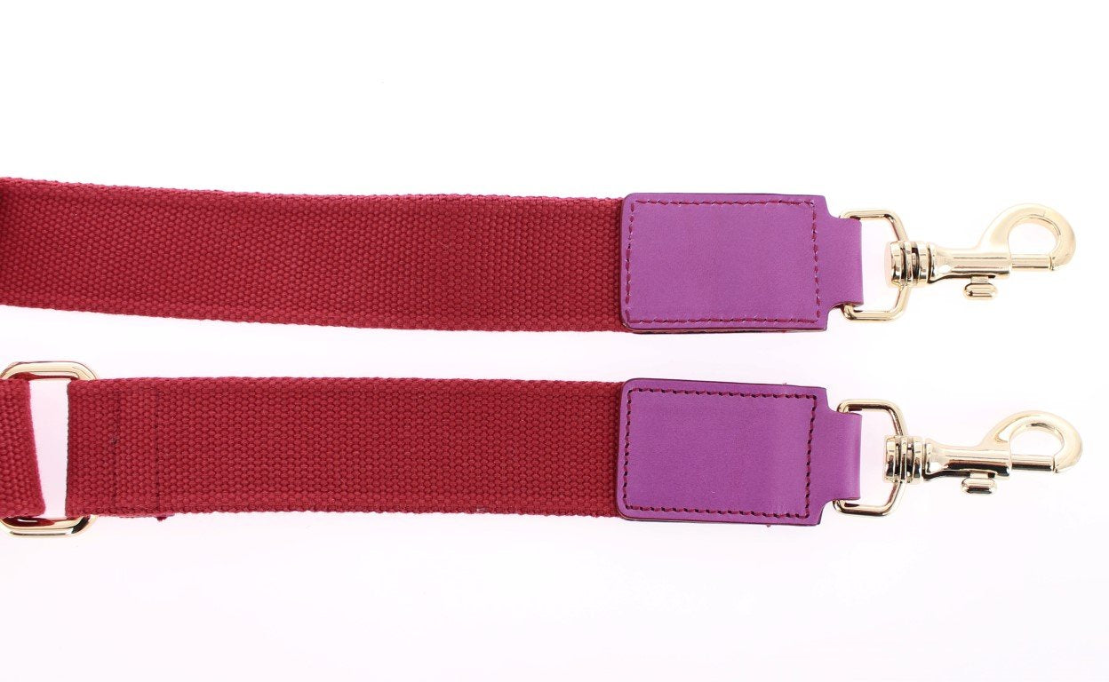 Multicolor striped boston bag