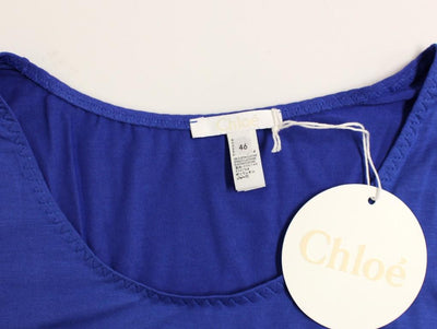 Blue shortsleeve crewneck t-shirt