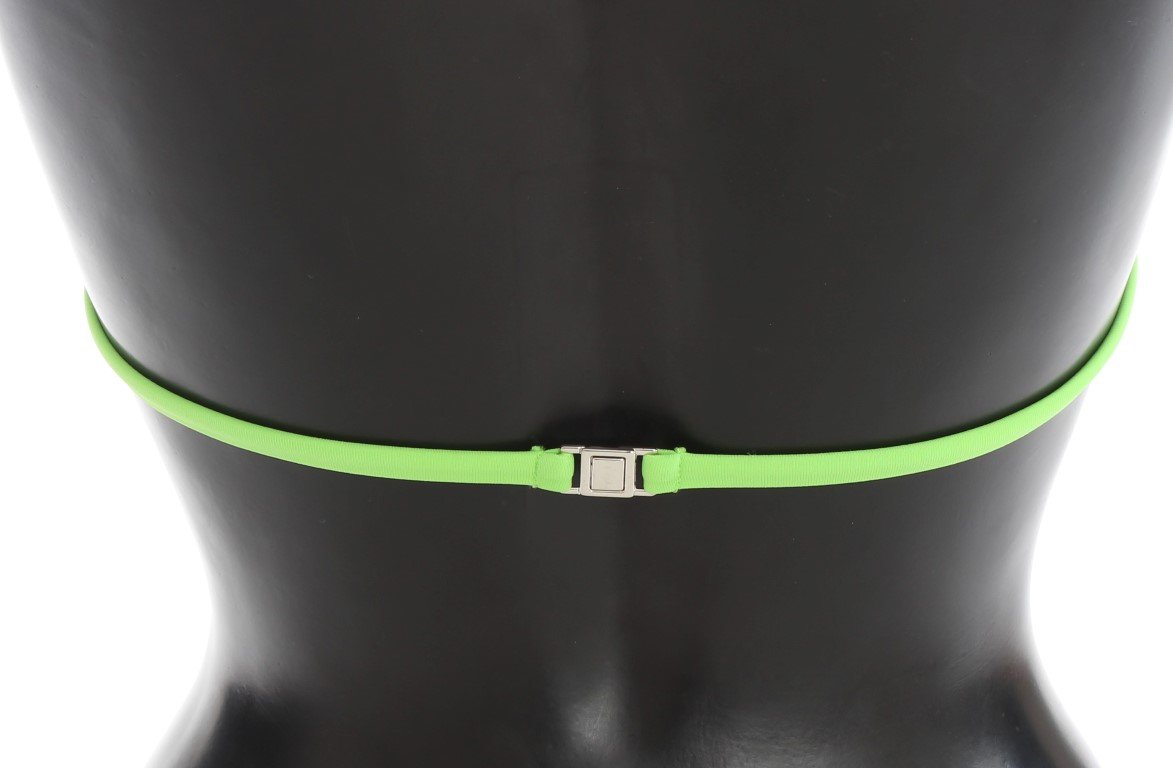 Green Two Piece Bikini Swimwear Beachwear