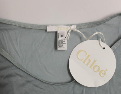Blue shortsleeve crewneck t-shirt