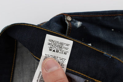 Blue Wash Cotton Denim Regular Fit Jeans
