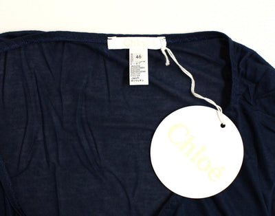 Blue shortsleeve crewneck t-shirt