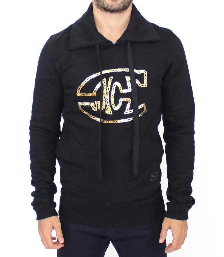 Black cotton sweater