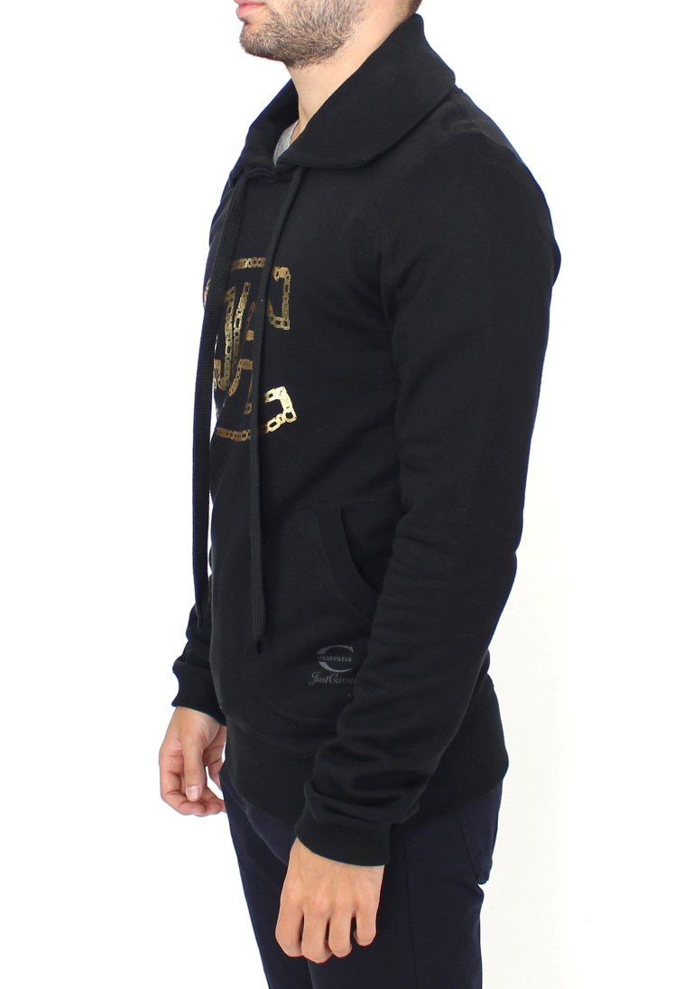 Black cotton sweater