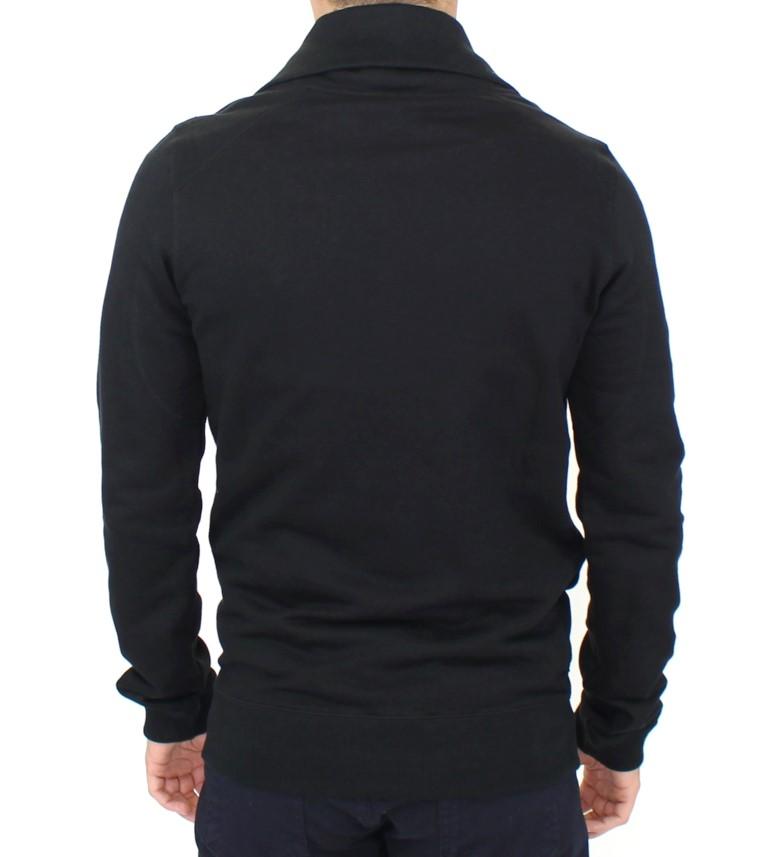 Black cotton sweater