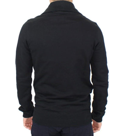 Black cotton sweater