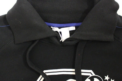 Black cotton pullover sweater