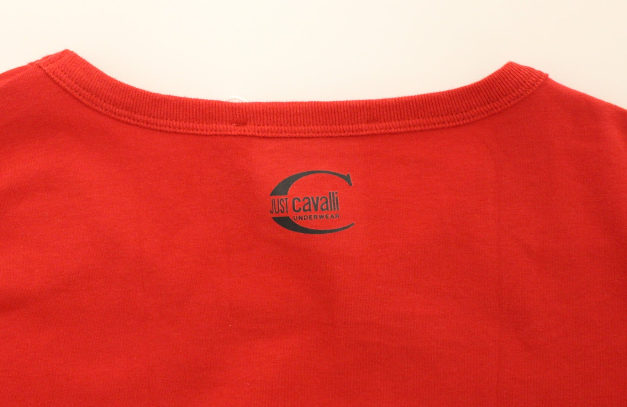 Red stretch pullover sweater