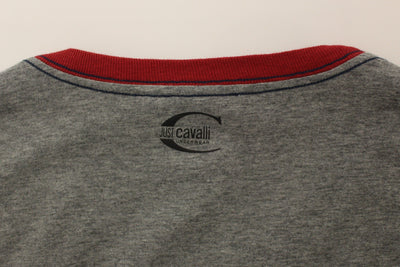 Gray stretch pullover sweater