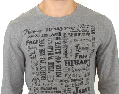 Gray stretch pullover sweater