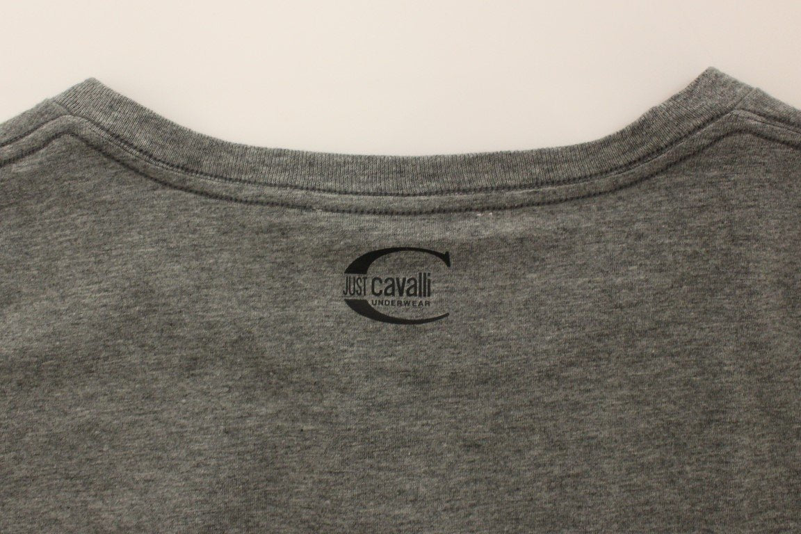 Gray stretch pullover sweater