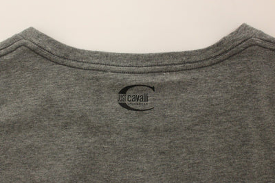Gray stretch pullover sweater