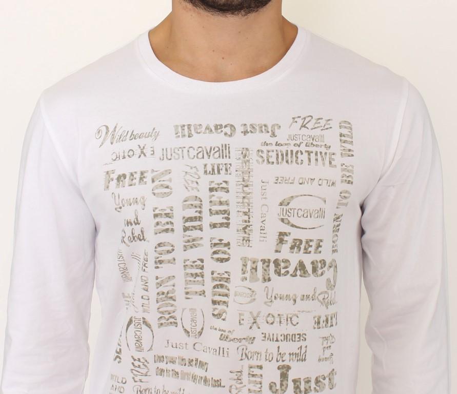 White stretch pullover sweater