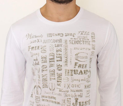 White stretch pullover sweater