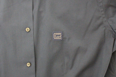 Blue stretch cotton shirt