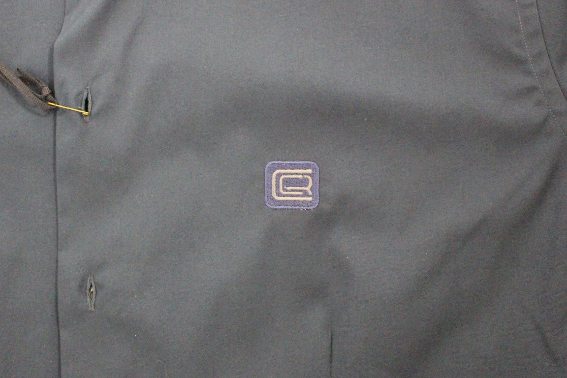 Blue stretch cotton shirt