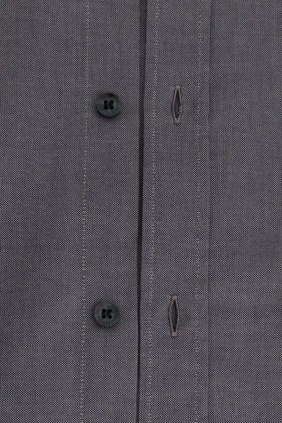 Gray  Cotton Dress Shirt Trend Fit