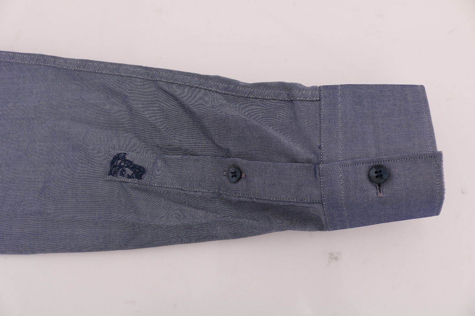 Gray  Cotton Dress Shirt Trend Fit