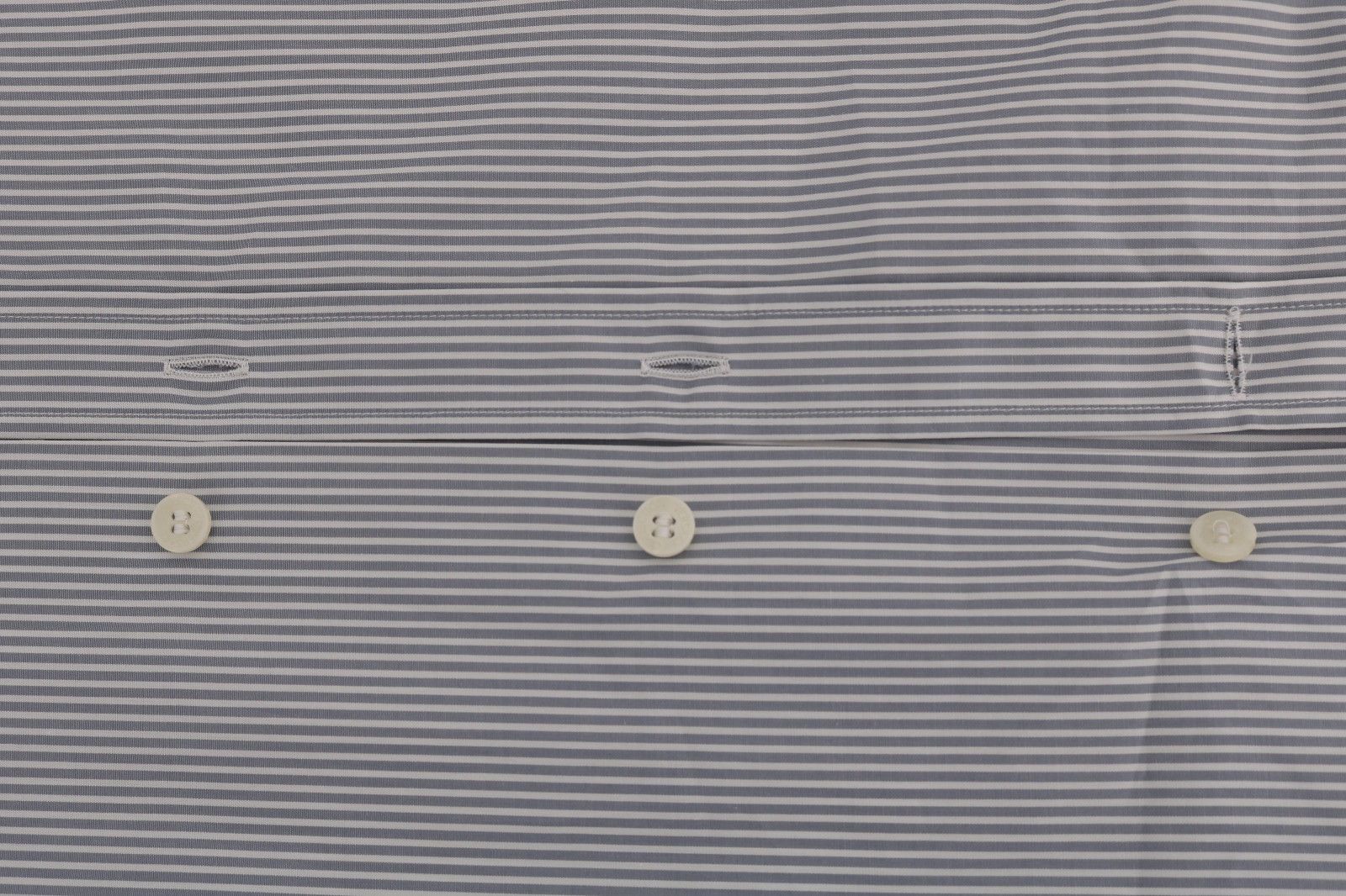 Light Blue Striped Cotton Dress Shirt Trend Fit