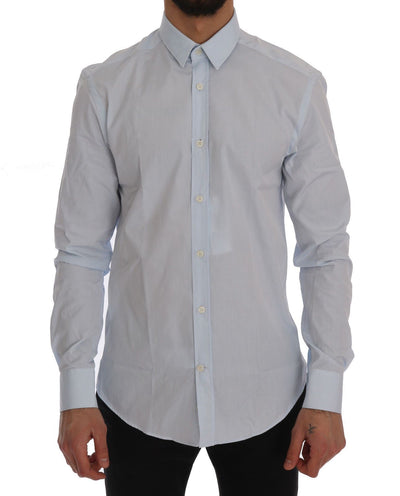 Light Blue Cotton Dress Shirt Trend Fit