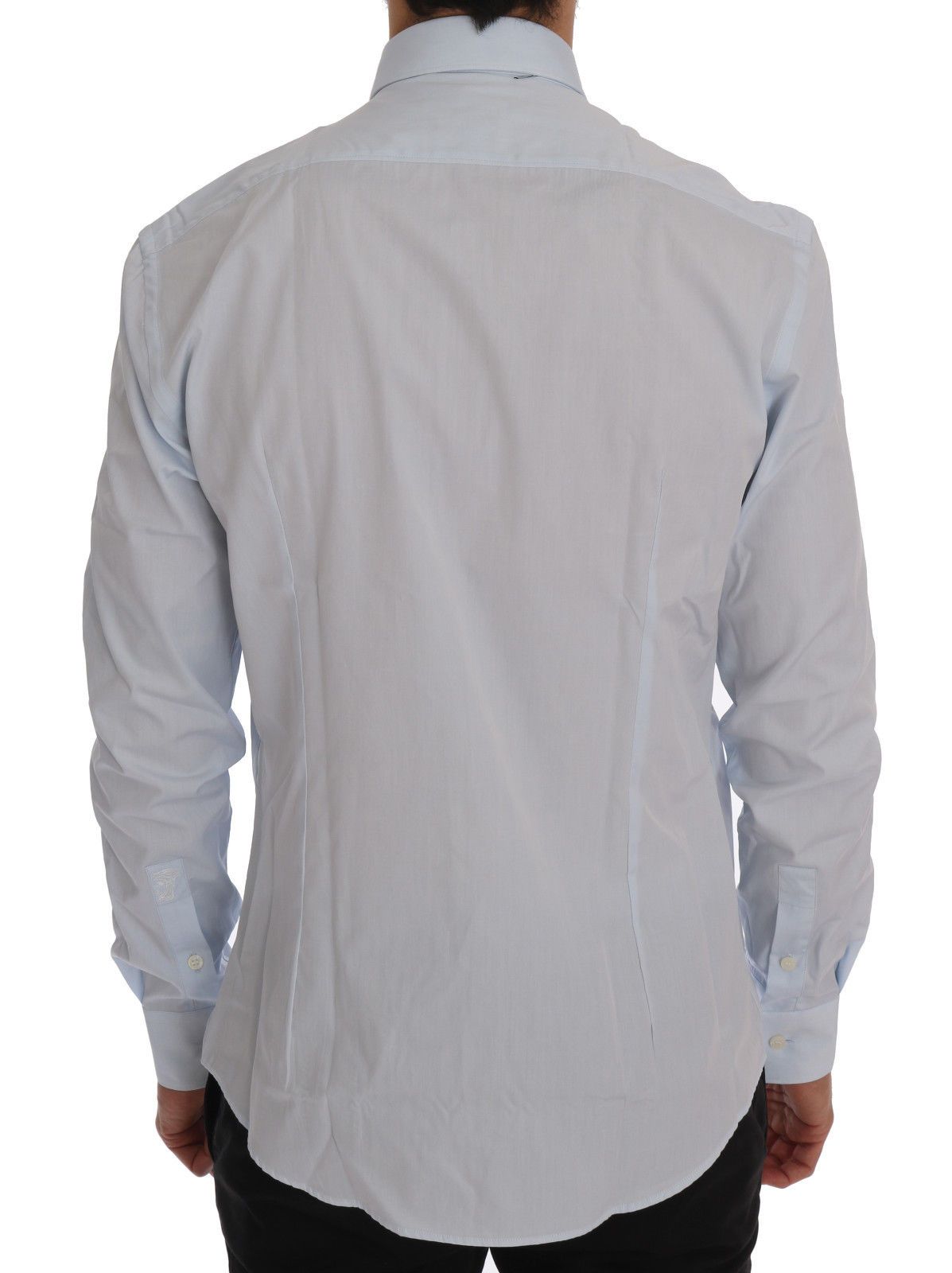 Light Blue Cotton Dress Shirt Trend Fit