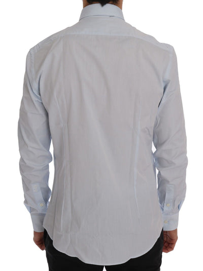 Light Blue Cotton Dress Shirt Trend Fit