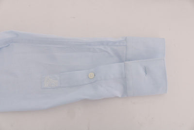 Light Blue Cotton Dress Shirt Trend Fit