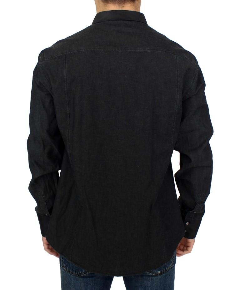 Dark gray cotton shirt