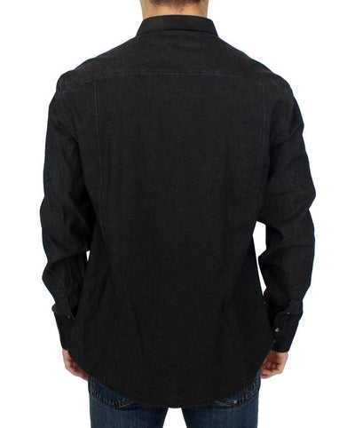 Dark gray cotton shirt